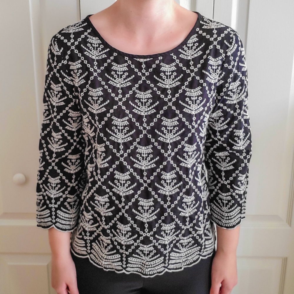 GAP 3/4 Sleeve Blouse